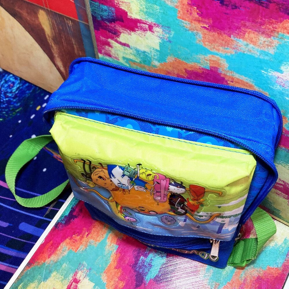 ** RARE ** ADVENTURE TIME BAG SHOULDER MESSENGER CROSS BODY BAG PURSE SLING - Picture 4 of 8